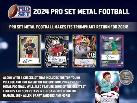 2024 pro set metal football